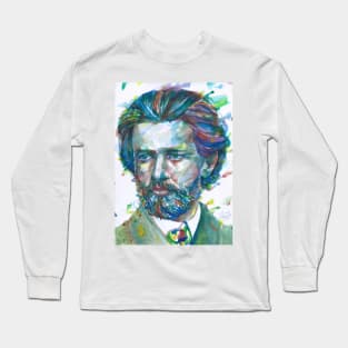 PYOTR ILYICH TCHAIKOVSKY - watercolor portrait .4 Long Sleeve T-Shirt